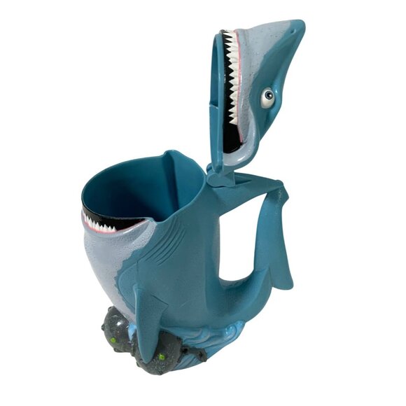 Disney On Ice Bruce Finding Nemo Flip Top Cup Shark Hard Plastic 7.5 in Tall Mug - Picture 3 of 6